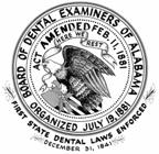 2x2 passport-style photograph with applicant s signature across the bottom of the photograph taped or pasted here Board of Dental Examiners of Alabama 5346 Stadium Trace Parkway, Suite 112 Hoover,