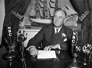 FDR communicated to Americans via