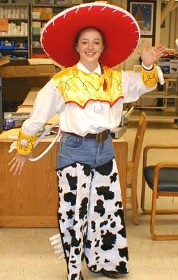 Noelle Lydic as "Jessie" from Toy Story 2 http://library.osu.