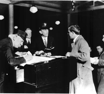 6. Legal Inspection -After passing the medical exams, immigrants had to prove they could legally come into America.