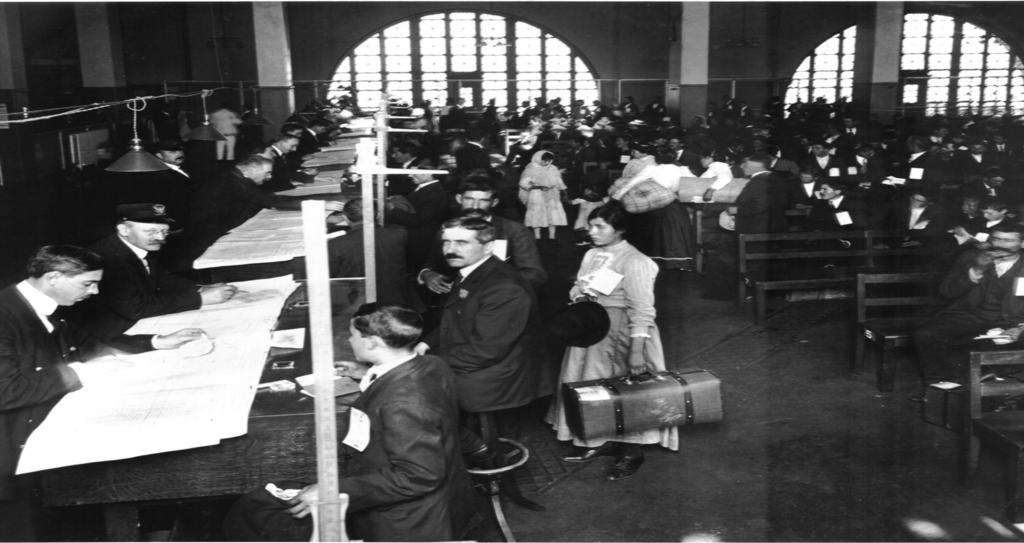 7. Money Exchange -In the money exchange area immigrants exchanged the money of their homeland for dollars, and purchased any train
