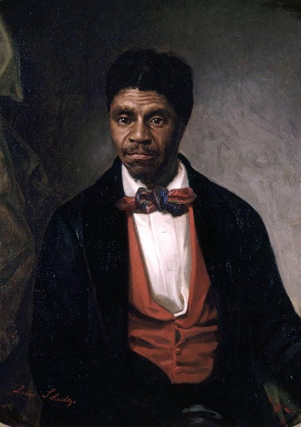 Dred Scott v Slave of army surgeon who sued for his freedom v Argued that he lived in free territories for a period of his