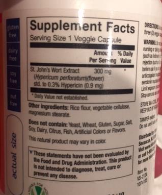 On the back label of the Product under the Supplement Facts