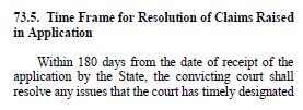 Texas Rules of Appellate Procedure Timing of Article 11.07 Proceedings What happens when 180 days pass without resolution?