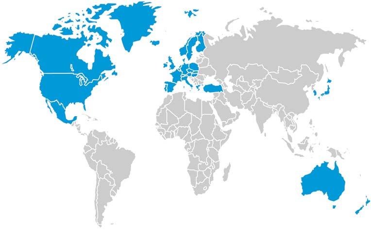 Overview of the NEA and MDEP NEA Membership 30 NEA Member Countries Australia Austria Belgium Canada Czech Republic Denmark Finland France Germany Greece Hungary Iceland India Ireland Italy Japan
