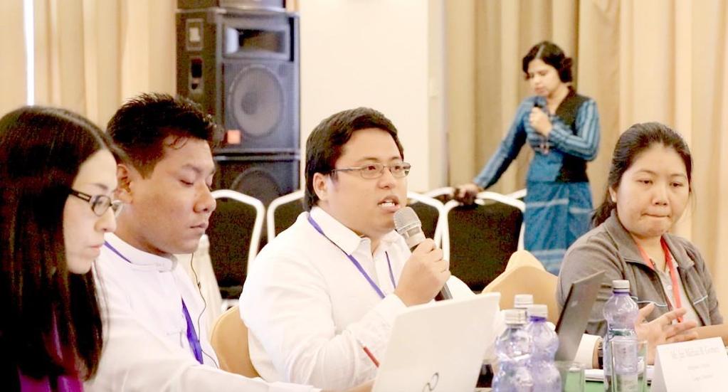 Discussant Mr. Jan Michael Gomez, Charge D' Affaires, Philippine Embassy in Yangon, Republic of the Union of Myanmar Figure 11: Mr.