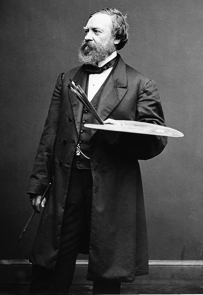Born and trained in Rome, Constantino Brumidi left his native city after being imprisoned for his role in the Revolution of 1848.