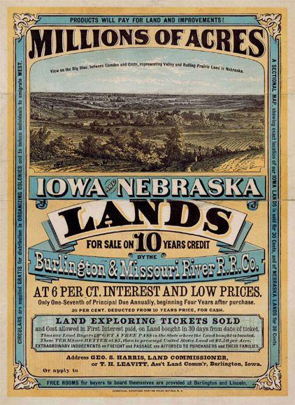 Governmental Involvement in Settling the West PULL Factors - Homestead Act of 1862 gave heads of families 160 acres of land (for minimal fee) if they could improve it in 5 years - Offered to any
