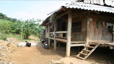 According to most of the interviewees, after displaced, many households have improved their houses. In the surveyed resettlement villages, none of households have house with wall from mud and bamboo.