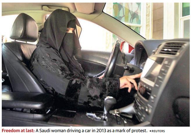 Continue Page-12- Women rejoice as Saudi ban ends King Salman s