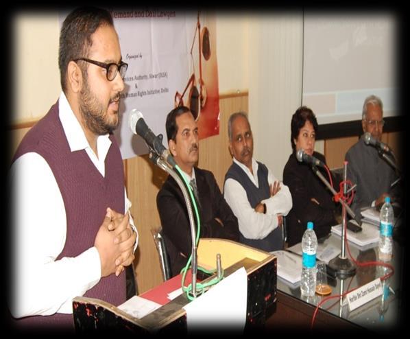 PURPOSE The Orientation workshop for Alwar Remand and Bail Lawyers was conducted on 28 th January 2015 at Bar Association Hall, Alwar.