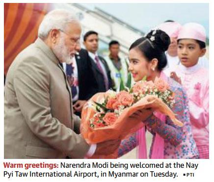 Continue Page-11- Modi in Myanmar on first bilateral visit