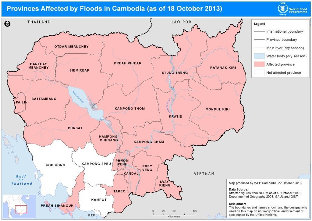 Cambodia: Floods Situation Report No.