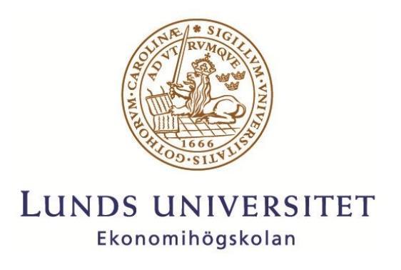 Lunds universitet, Nationalekonomiska institutionen NEKH01 Examensarbete Kandidatnivå HT17