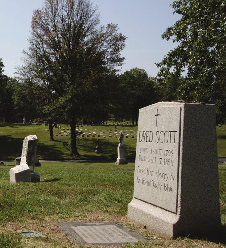 Figure 4. Dred and Harriet were separated in death, buried in separate cemeteries.