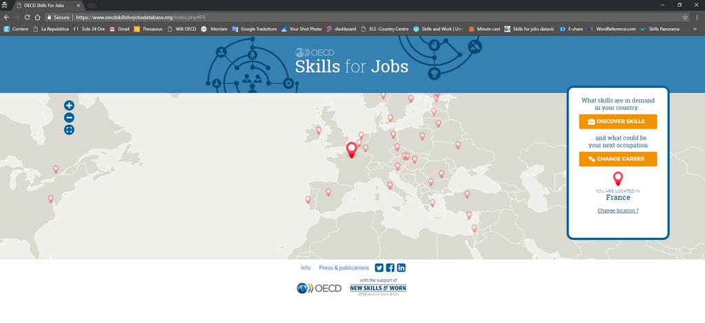 OECD Skills for Jobs database