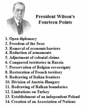Woodrow Wilson He believe in a peace without victory Presented the Fourteen Points Britain, France