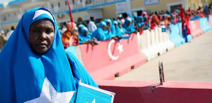 Somali Woman, Mogadishu, 26 March 2012 (UN photo) Assisting Somalia toward a more peaceful and stable future 2012 was an historic year for Somalia.