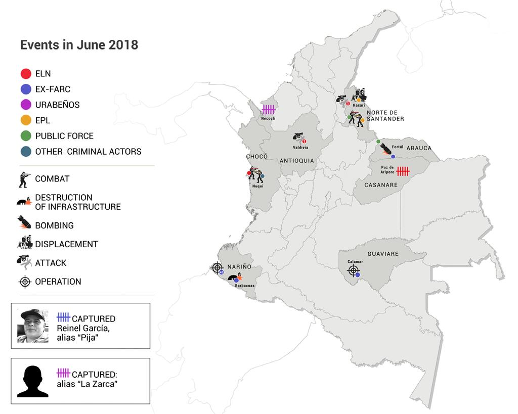 June was one of the months that saw the greatest number of attacks against social leaders in Colombia this year.