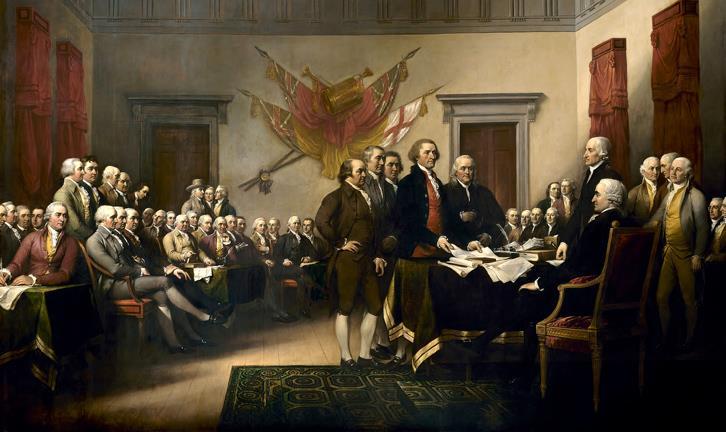 Jefferson's Conflict: Ideas vs. Reality The Declaration announced the start of a new nation. It also had bold ideas about equal rights for all people. These ideas were hard to put into practice.