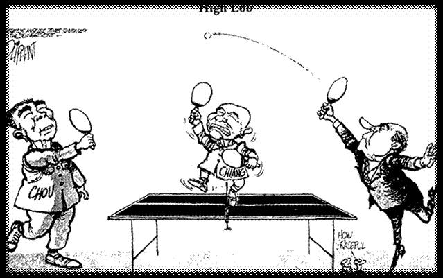 Ping-Pong Diplomacy: - Diplomatic relations with China: to put pressure on North Vietnam. - Bring China into family of nations.