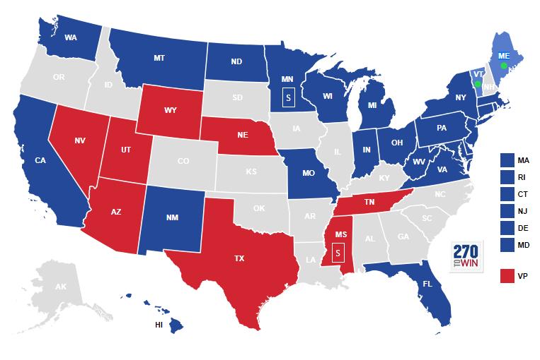 1. 2018 Political Geography Favors GOP Senate: Democrats would need to carry