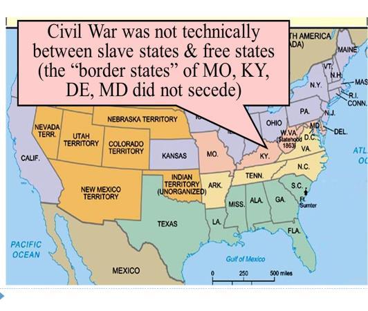 Southern Society The states that permitted slavery formed a distinctive region called the South.