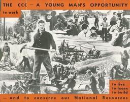 (CCC) was the successor of the Emergency Conservation Work Agency. It also endeavored to promote environmental conservation and create good citizens through discipline and outdoor work.