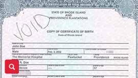 Certification of Birth Abroad issued by the Department of State (Form