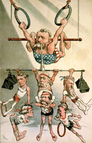 GRANT S 2 ND TERM Over 12 scandals begun or exposed during Grant s two terms Grant not involved Subordinates corrupt and crooked Became known as Grantism Begins push for civil service reform Cartoon