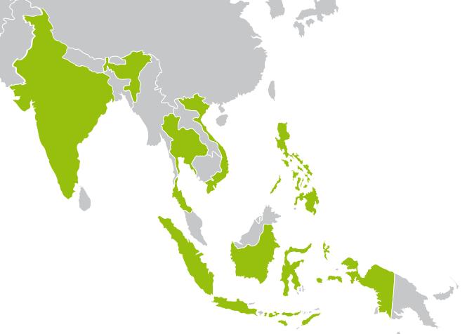Renewable energy (RE) Energy efficiency (EE) PARTNER COUNTRIES India Indonesia