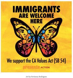 State Response: California State Attorney General Xavier Becerra Dreamers/DACA Muslim Travel Ban Border Wall State legislation 2017: SB 54 (De Leon): California Values Act 2017: AB 699 (O Donnell):