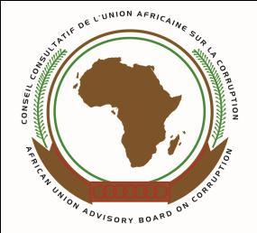 AFRICAN UNION ADVISORY BOARD ON CORRUPTION CONSEIL CONSULTATIF DE L UNION AFRICAINE SUR LA CORRUPTION CONSELHO