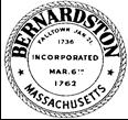 TOWN OF BERNARDSTON COMMONWEALTH OF MASSACHUSETTS Franklin, SS.