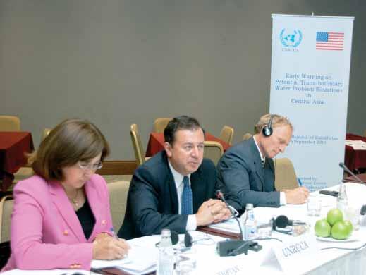 One of the basic tasks of the Centre is to Mission Statement monitor the situation in Central Asia and The goal of the United Nations Regional Centre for Preventive Diplomacy for Central provide
