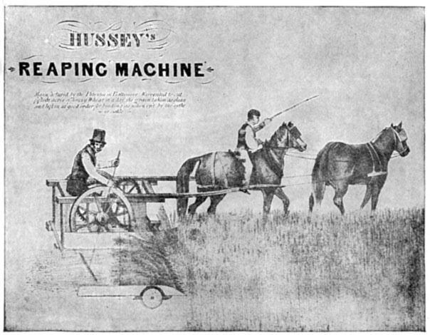 Mechanical Reapers The mower-reaper was a horsedrawn machine that cut wheat that was ready to be