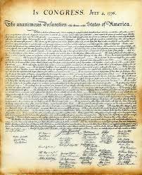 GOVERNMENT & CITIZENSHIP RIGHTS & RESPONSIBILITIES Declaration of Independence Written by Thomas Jefferson Spells out certain rights