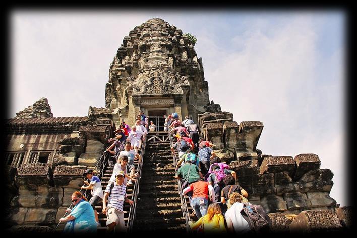 October 27: Day 8 Angkor Wat & Fly to Phnom Penh At the top of many bucket lists, explore the fabulous Angkor Wat this morning. Enjoy a sunset visit to the temple for a fantastic sunrise view.