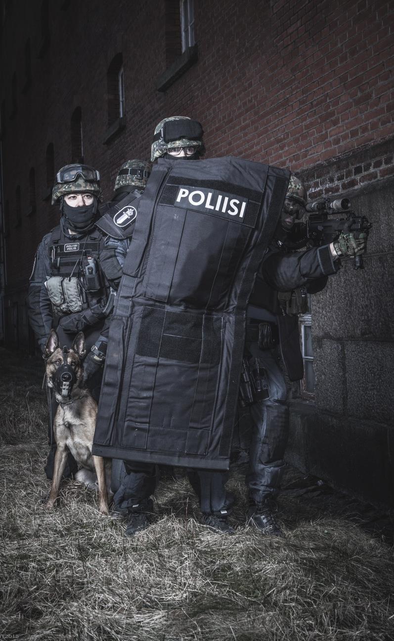 POLICE CAPABILITIES AND OPERATIONAL READINESS Police patrols are trained to respond to realised threats envisaged in the emergency plan, where a person committing mass