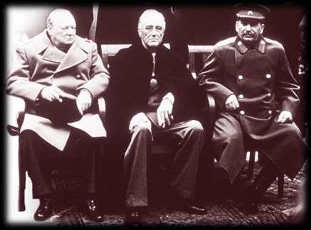 [Slide 5] Even before the war ended, Allied leaders were making plans for the.