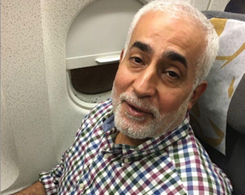 Ibrahim Karimi pictured on the plane following the decision to deport him Karimi s citizenship had been revoked in 2012 by way of an administrative order issued by the Ministry of Interior.