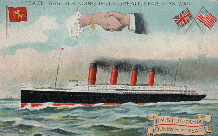 U.S. Neutrality 1914 May sinking of British,