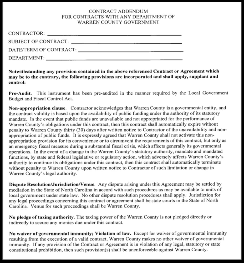February 4, 2019 - AGENDA ITEM # 9 Pg 1 of 7 Public Utilities - Approve Contract for Wise Interchange Water/Sewer Improvements between County