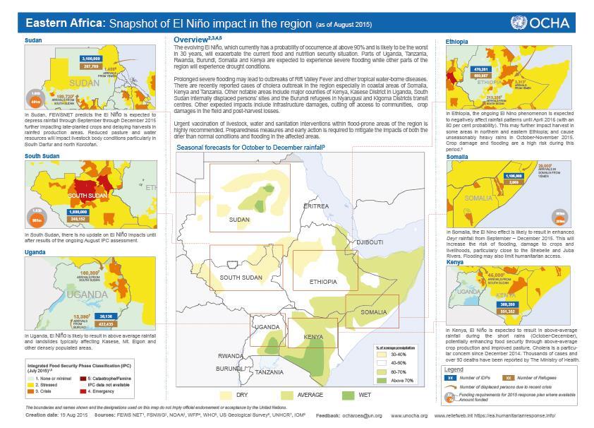 El Nino El Nino impact on the region: Rain and potential flooding in Somalia, Kenya, and Southern Ethiopia, during short rainy season
