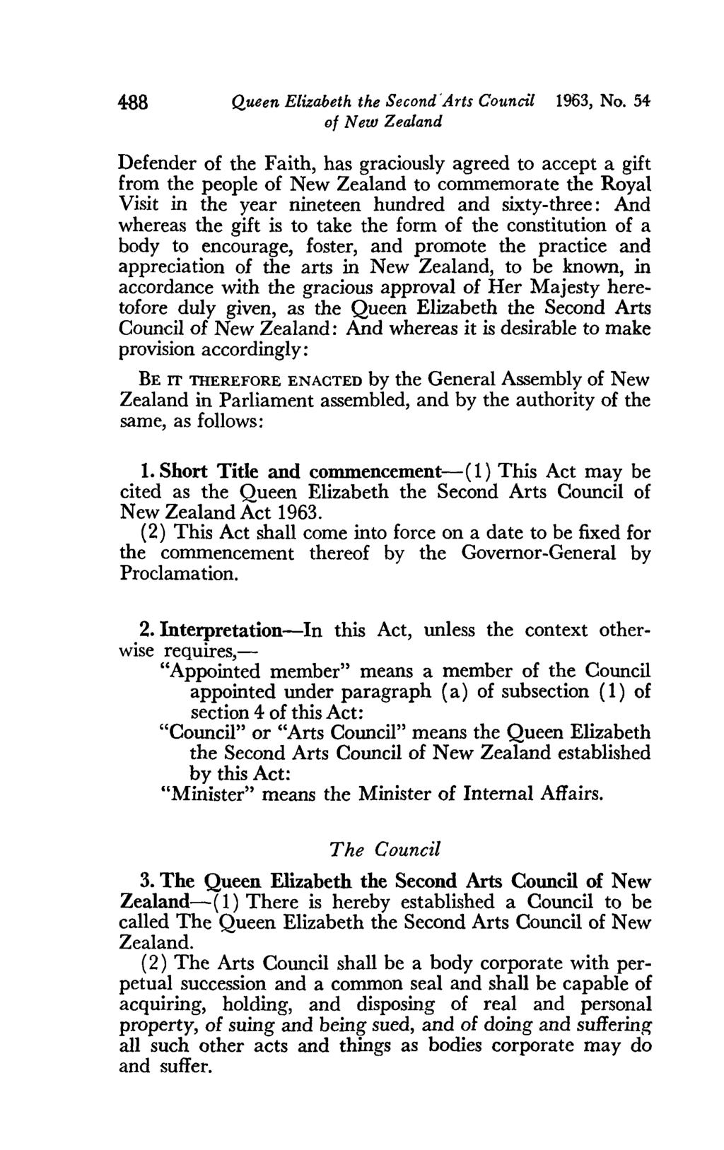Queen Elizabeth the Second 'Arts Council 1963, No.