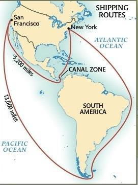 The USA wanted to build a canal through Central America but