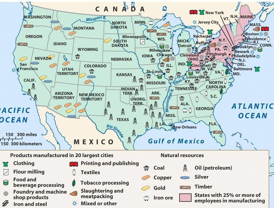 The United States: 1860-1900
