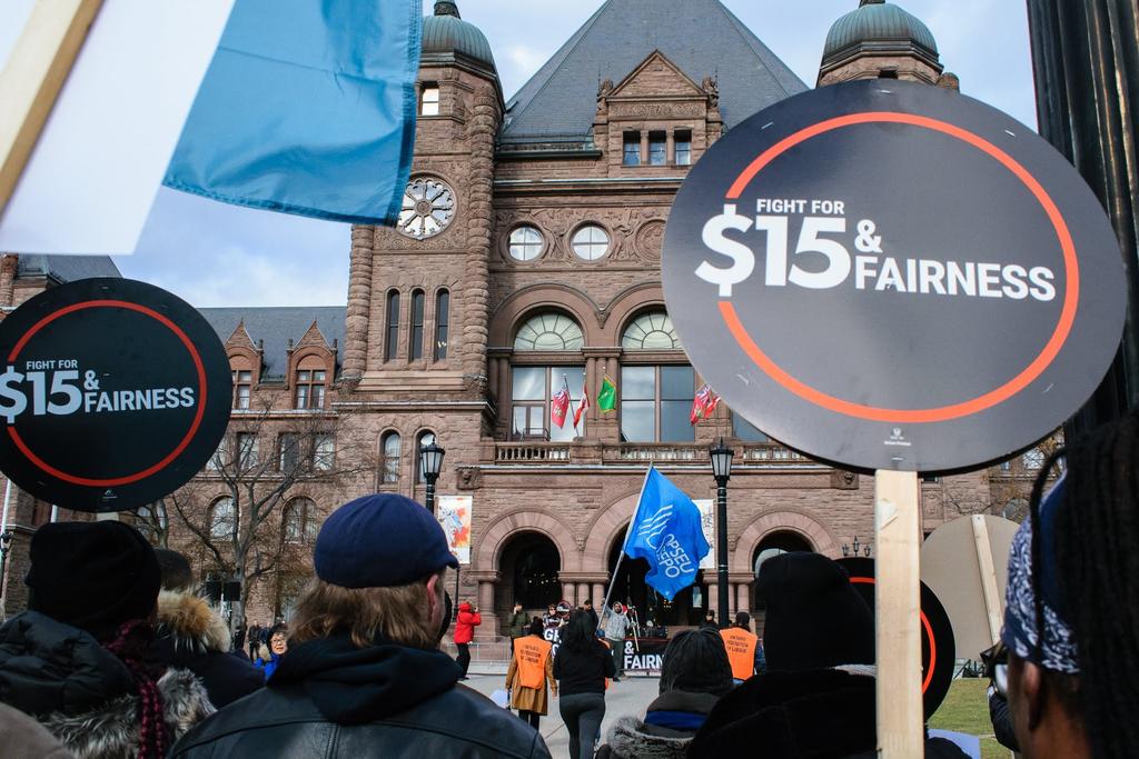 FIGHT FOR $15 & FAIRNESS: A Provincial Movement for Decent Work The Fight for $15 & Fairness campaign brings together the voices of unions, community organizations, faith leaders, healthcare