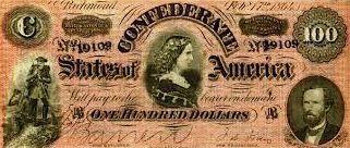 Confederate States of America No currency,