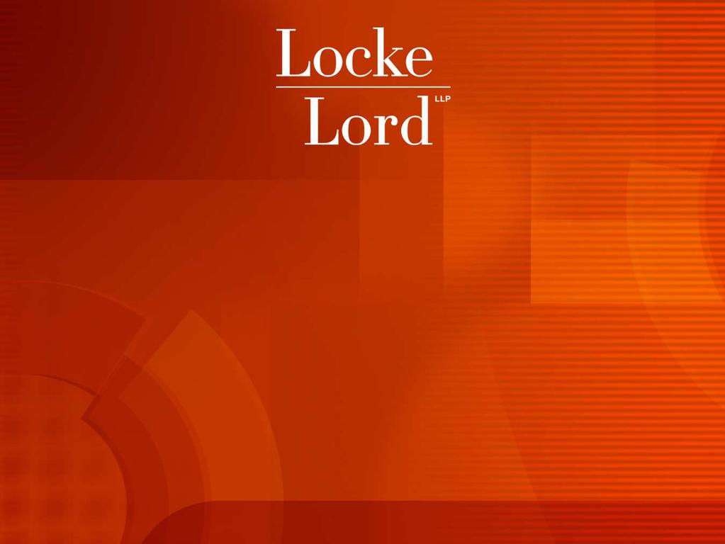 2015 ANTITRUST LAW UPDATE Brad Weber Locke Lord LLP Co-Leader of Antitrust Practice